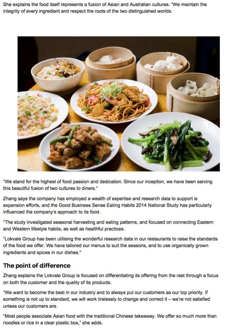 Lok Lok Dumpling Bar Franchising Article